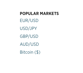 Forex trading popular markets